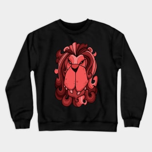 Lion - Chile Oil Red Crewneck Sweatshirt